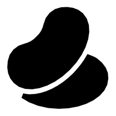 Coffee Beans Flat Vector Icon