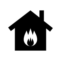 Fire Insurance Flat Vector Icon