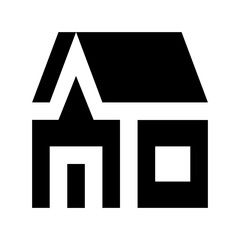 Shack Flat Vector Icon
