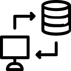 database data transfer icon