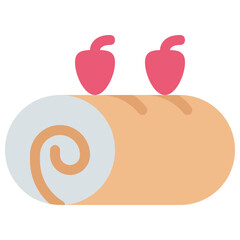 roll cake icon