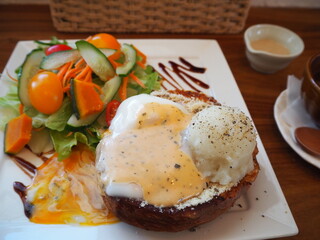 美味しそうなエッグベネディクト