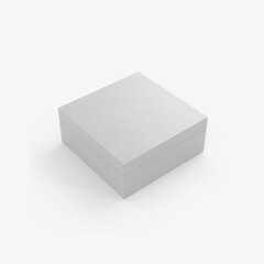 Luxury Cardboard Box Mockup. 3D render