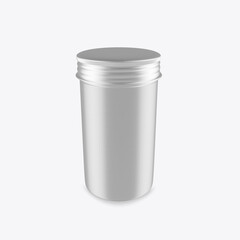 Colored Tin Mockup. 3D render