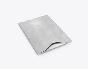 Laptop Leather Case Mockup. 3D render