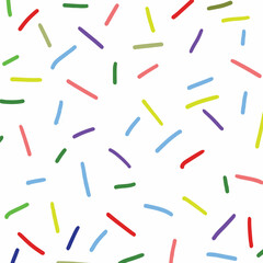 abstract fun colorful doodle line seamless pattern