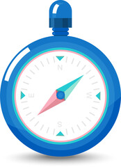 Set icon compass. PNG