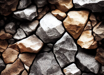 Stones and rocks texture background