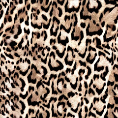 Seamless leopard pattern, jaguar texture.