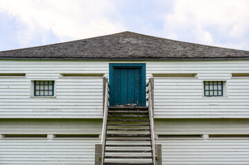 The colonial architecture of the Fort York garrison in Toronto, Canada