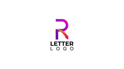 
Gradient letter p arrow logo design template vector
 - obrazy, fototapety, plakaty