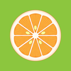 Orange fruit. Hesperidium.	