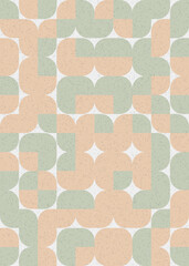 Abstract Geometric Pattern generative computational art illustration