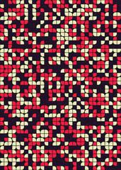 Abstract Geometric Pattern generative computational art illustration