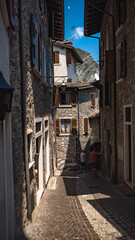 Limone sul Garda at Lake Garda in northern Italy old town