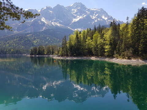 Eibsee mit Zugspitzblick
