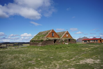 Fototapeta na wymiar islandische Gebäude