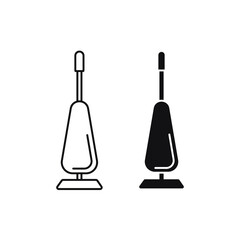Vacuum cleaner icon on white background