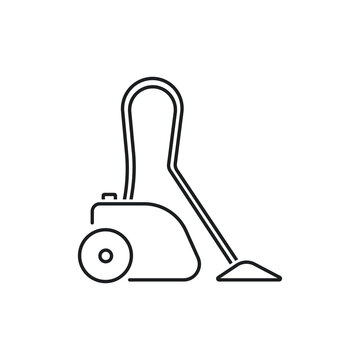 recommend clip art: Electronics vacuum cleaner line icon