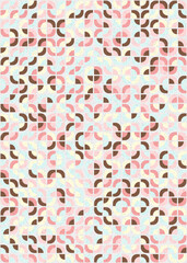 Abstract Geometric Pattern generative computational art illustration