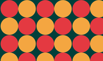colored pattern seamless, circles in retro style