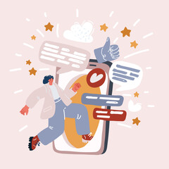 Close up woman hand holding smartphone while entering the passcode.