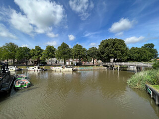 Ccanal in the old city of Franeker