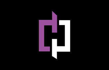 Creative letter H logo icon design template elements