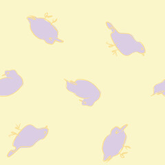Pigeons seamless pattern background for fashion textiles, graphics, backgrounds and crafts