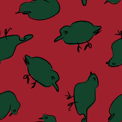 Pigeons seamless pattern background for fashion textiles, graphics, backgrounds and crafts