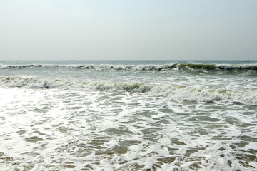 Bay of Bengal from the Marina Beach, Chennai