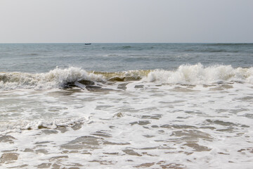 Bay of Bengal from the Marina Beach, Chennai