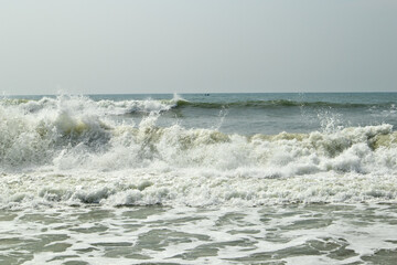 Bay of Bengal from the Marina Beach, Chennai