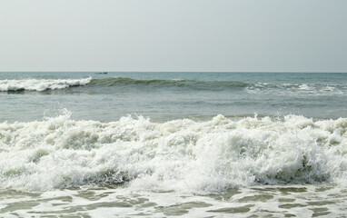 Bay of Bengal from the Marina Beach, Chennai