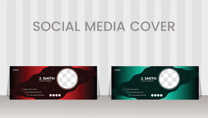 Fototapeta premium professional cover design, social media post, creative business template, modern illustration, vector concept, social media post, business resource.