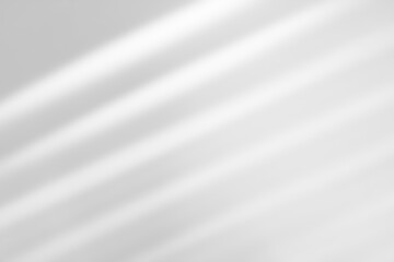Shadow overlay effect on white background. Abstract sunlight background with window shadows.