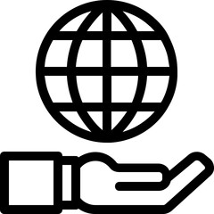 world grid icon