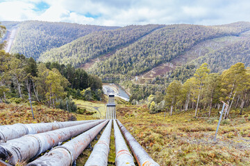 Tarraleah Power Station in Tasmania Australia