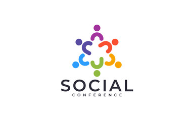 SOCIAL CONFERENCE LOGO DESIGN