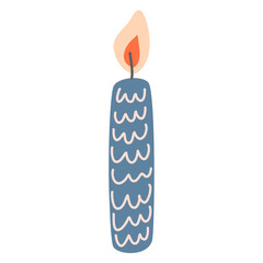 hand drawn candle