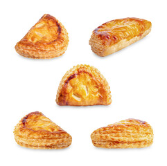 Multi fruit pie isolated on transparent background (.PNG)