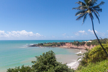 cliffs of Tabatinga in Natal, Brazil
