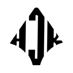 HJK logo. HJK logo letter logo design vector image. HJK letter logo design. HJK modern and creative letter logo. 3 letter logo Vector Art Stock Images.  
 