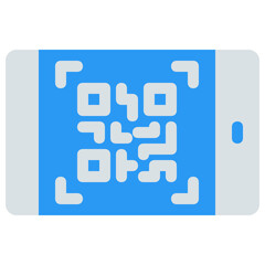 qr code mobile icon