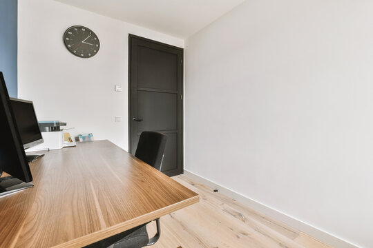 Home office in modern apartment