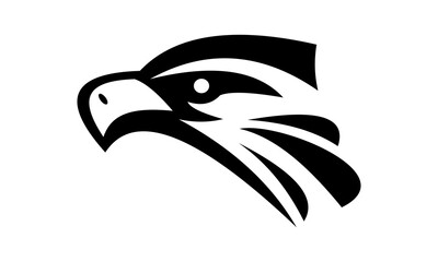 eagle head logo silhouette