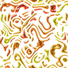 Clip art- drops of paint splashed.  Overlays images- transparent background. 3d illustration