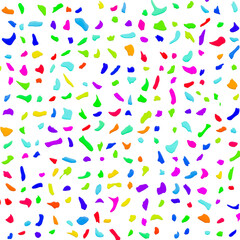 Clip art- drops of paint splashed.  Overlays images- transparent background. 3d illustration