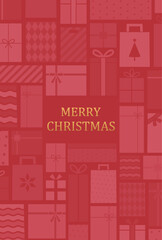 背景パターン_クリスマスプレゼント