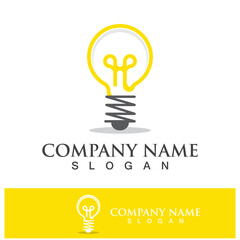 Light bulb icon vector symbol